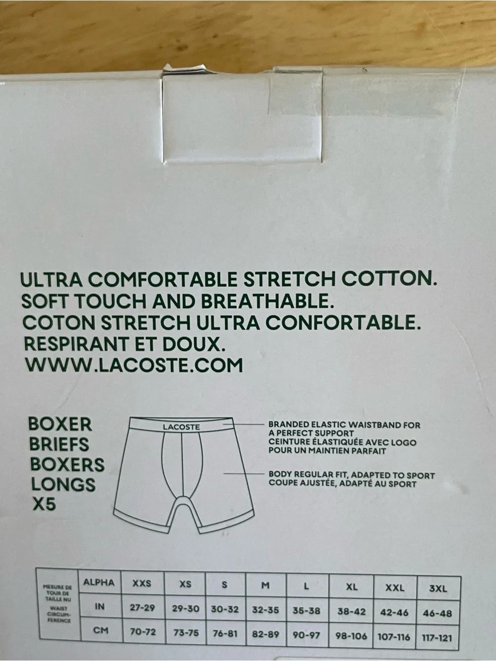 Lacoste boxer brief